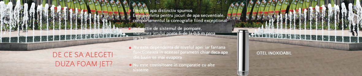 exemplu fantana foam jet